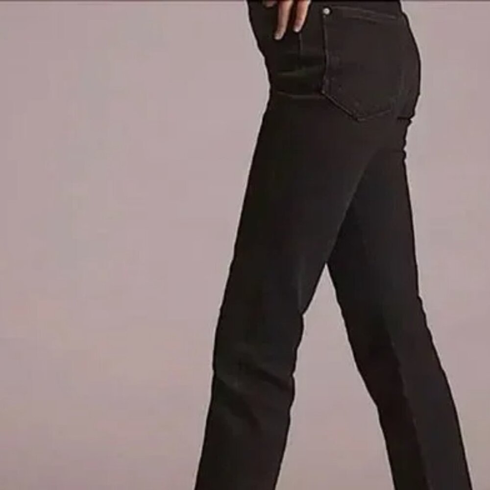 New Pilcro Black Straight Leg Jeans Size 27